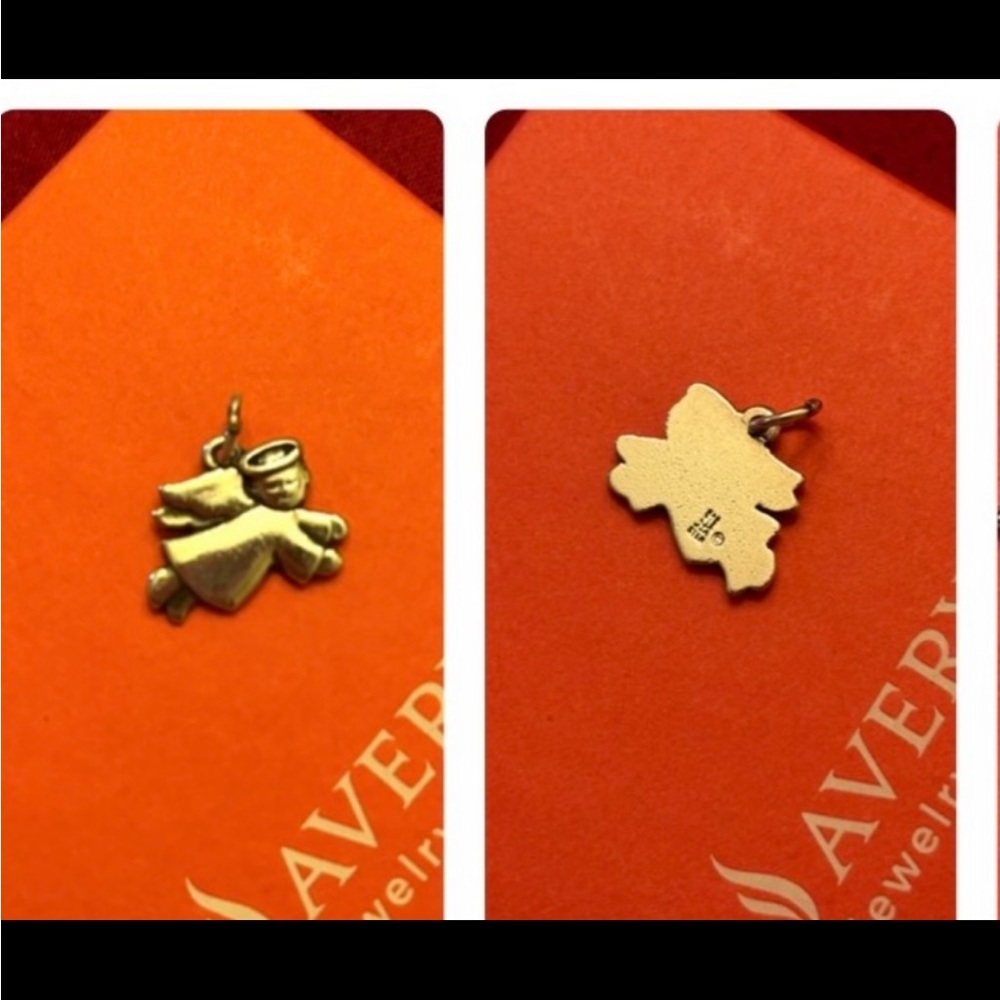 James Avery sterling silver Flying Angel charm